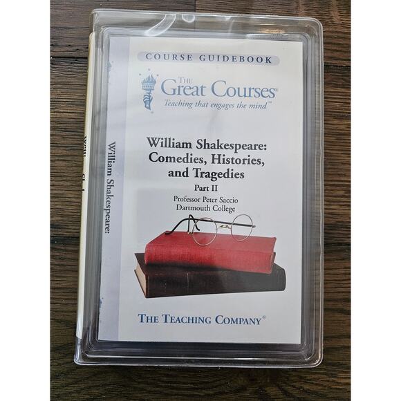 Great Courses Teaching Company William Shakespeare Comedies Histories Tragedies - Picture 1 of 2